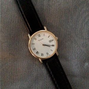 Gents Bulova quartz watch with date